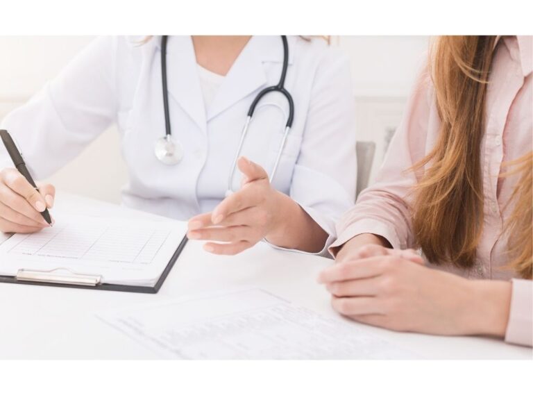 Fragen Arzt Gespräch Diagnose, Brustkrebs